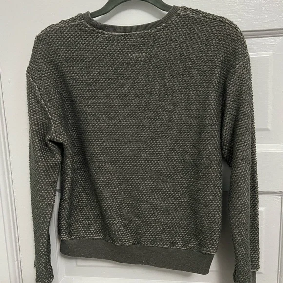 Marine Layer Gray Crew Neck Sweater - Picture 2 of 2
